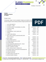 Surat Penawaran PT. ARTHA PELANGI 01 JUNI 2020