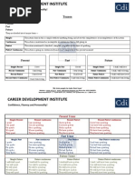 English Grammar Tenses Chart