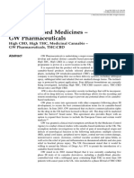 Cannabis-Based Medicines - GW Pharmaceuticals