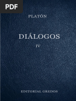 Platon. - Dialogos IV (1986) | PDF | Diálogo | Filosofía Griega ...