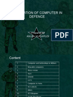 Application of Computers in Defence