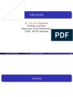 Calculus: Dr. G.V.S.R. Deekshitulu