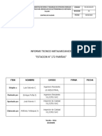 INFORME TECNICO METALMECANICO Pariñas