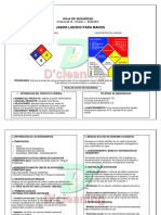 Hoja de Seguridad Jabon Liquido Antibacterial PDF