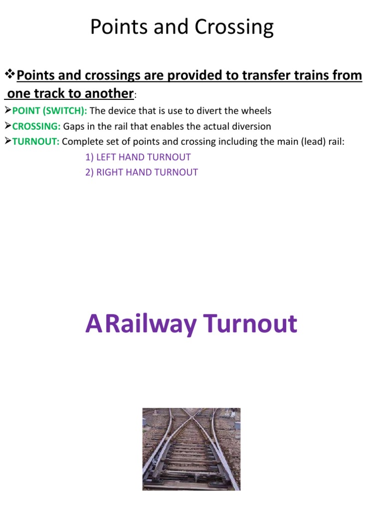 Navigating the Tracks: An Overview of Railway Turnouts, Points, and 