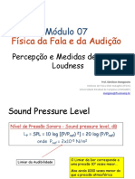 Módulo 07 - Percepção - Medidas - Do - Som - II