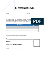 Acta de Responsabilidad