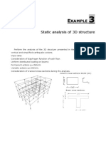 Static Analysis of 3D Structure: Xample