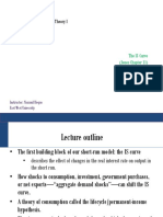 ECO 302 Intermediate Macroeconomic Theory I: The IS Curve (Jones Chapter 11)
