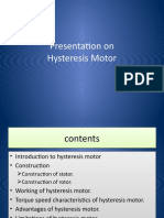 Hysteresis Motor Presentation