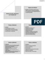 PP. Diseño Curricular y Planeación Por Competencias