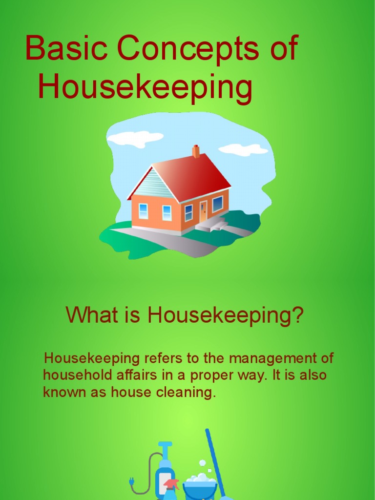 Essential Housekeeping Concepts Explained | PDF | Career & Growth ...