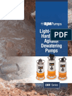 Light-Weight Hard Metal Agitator Dewatering Pumps: Series