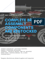 Complete Brake Assembly Components Are Restocked