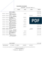 Bank statement transactions