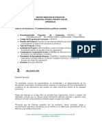 PROCESO DIRECCIÓN DE FORMACIÓN PROFESIONAL INTEGRAL FORMATO GUÍA DE APRENDIZAJE