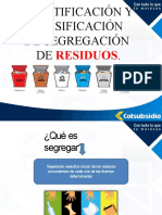 Identificación y Clasificacion de Segregación de Residuos