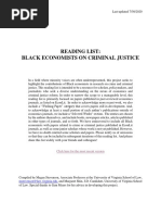 Reading List: Black Economists On Criminal Justice: Mstevenson@law - Virginia.edu