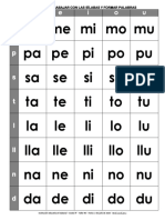 0º Ficha para Trabajar Con Sílabas PDF