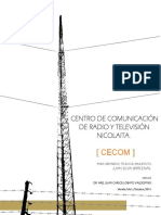 Centro de Comunicacion de Radio y Television Nicolaita (Cecom) Final.