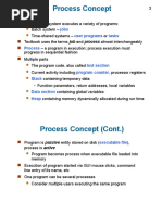 Process Concept: Jobs User Programs Tasks Process