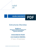 Guía Docente: Estructuras Discretas