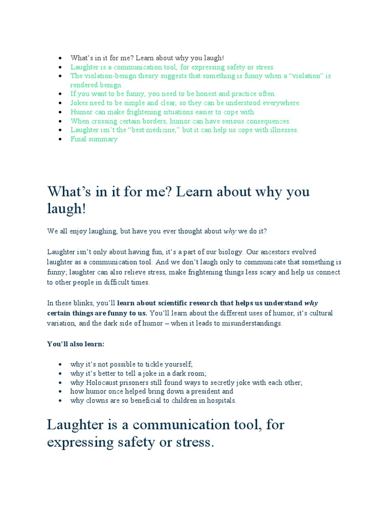 The Humor Code by Peter McGraw and Joel Warner | PDF | Laughter | Jokes