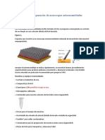 Propuesta de Portocolo para Monocapas Autoensambladas e Inmobilización de Anticuerpos