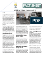 Fact Sheet: On-Board Diagnostics (OBD) For Vehicles - September 2014
