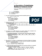 Estadística Descriptiva Medidas Centrales