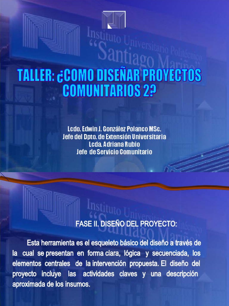 Guía de Diseño de Proyectos | PDF | Información | Presupuesto