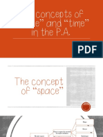 Time and Space in The Performing Arts