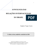 Cronologia Das Relações Internacionais Do Brasil