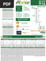 JUTC Premium Express Bus Schedule | PDF