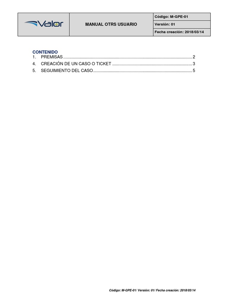 Manual de Usuario OTRS IESS | PDF | Contraseña | Usuario (informática)