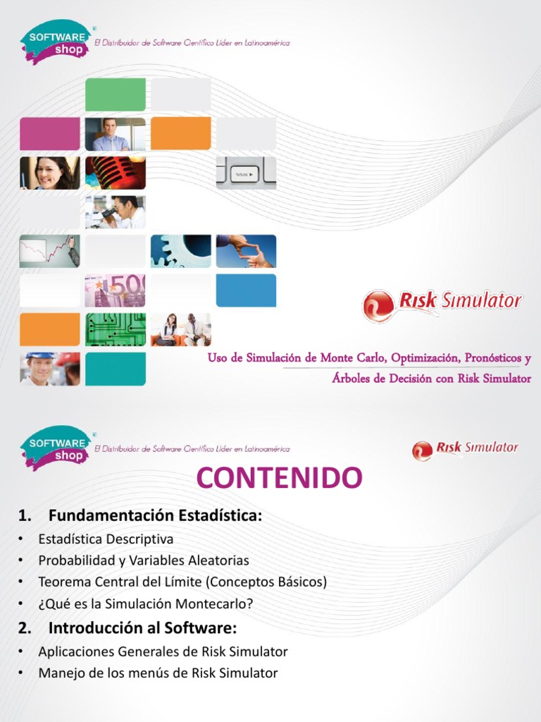 Herramientas Risk Simulator | PDF | Desviación Estándar | Método Monte ...