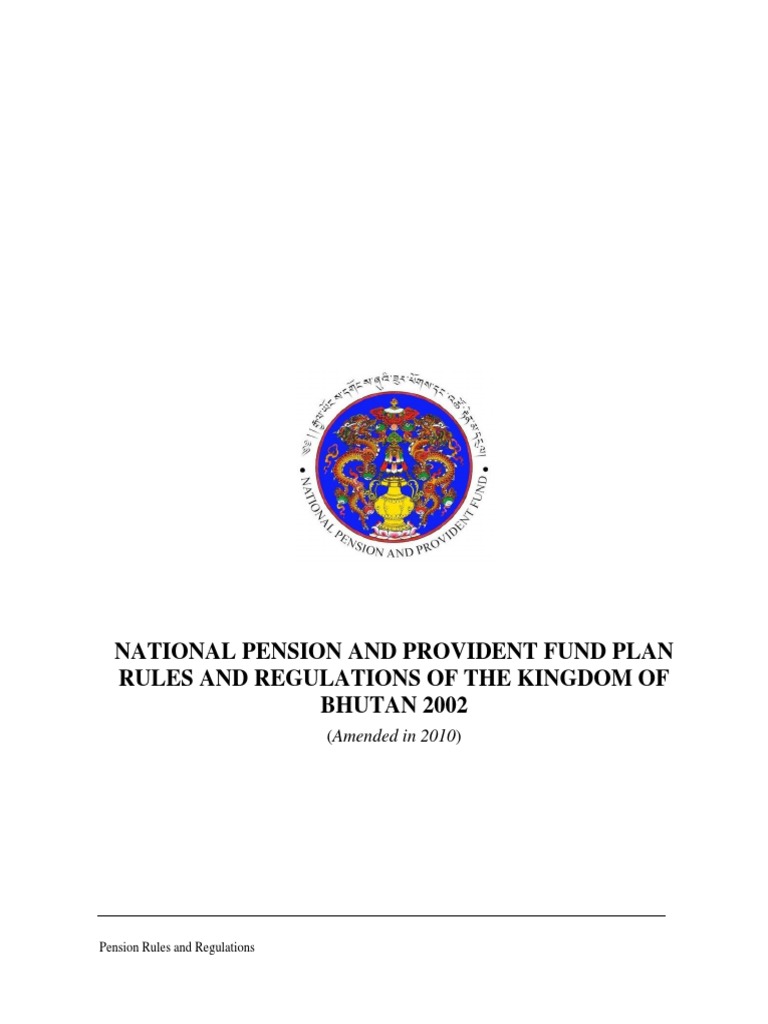 NPPFP Rules & Regulations 2002, Amended 2010 PDF | PDF | Pension ...