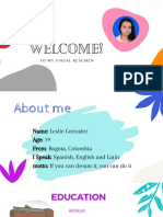 Visual Resume PDF