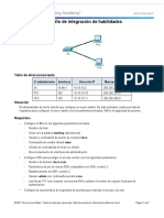 5.3.1.2 Packet Tracer - Skills Integration Challenge Instructions