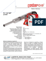 pulsFOG Datos Técnicos K-10-SP