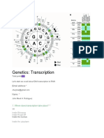 Genetics: Transcription: Email Address