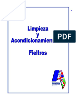 ACONDICIONAMIENTO DE FIELTROS Español