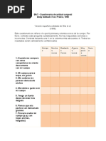 Cuestionario de Forma Corporal BSQ | PDF | Salud y bienestar