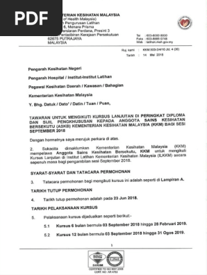 Senarai Pos Basik Kkm 2018 Sesi Ambilan September