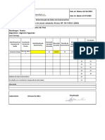 Ensaio de Escorometro Muro 1 - 31 Dias