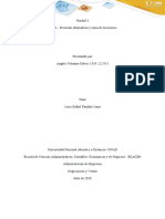 Paso 4 - Presentar Alternativas y Toma de Decisiones