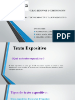 Texto Expositivo y Argumentativo