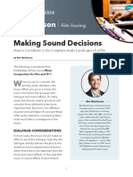 Mini Lesson: Making Sound Decisions