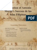 Rizal's Analysis of Morga's "Successos de las Islas Filipinas