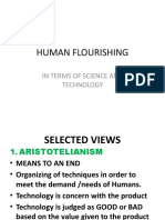 Human Flourishing: in Terms of Science and Technology